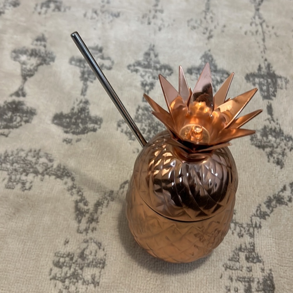 Pineapple Copper Tumbler